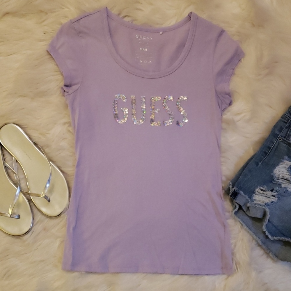 Guess lavender top